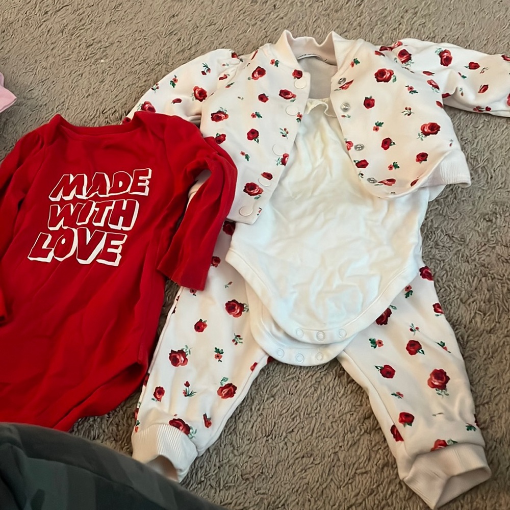 Jannie and Jack matching set with 2 shirts
